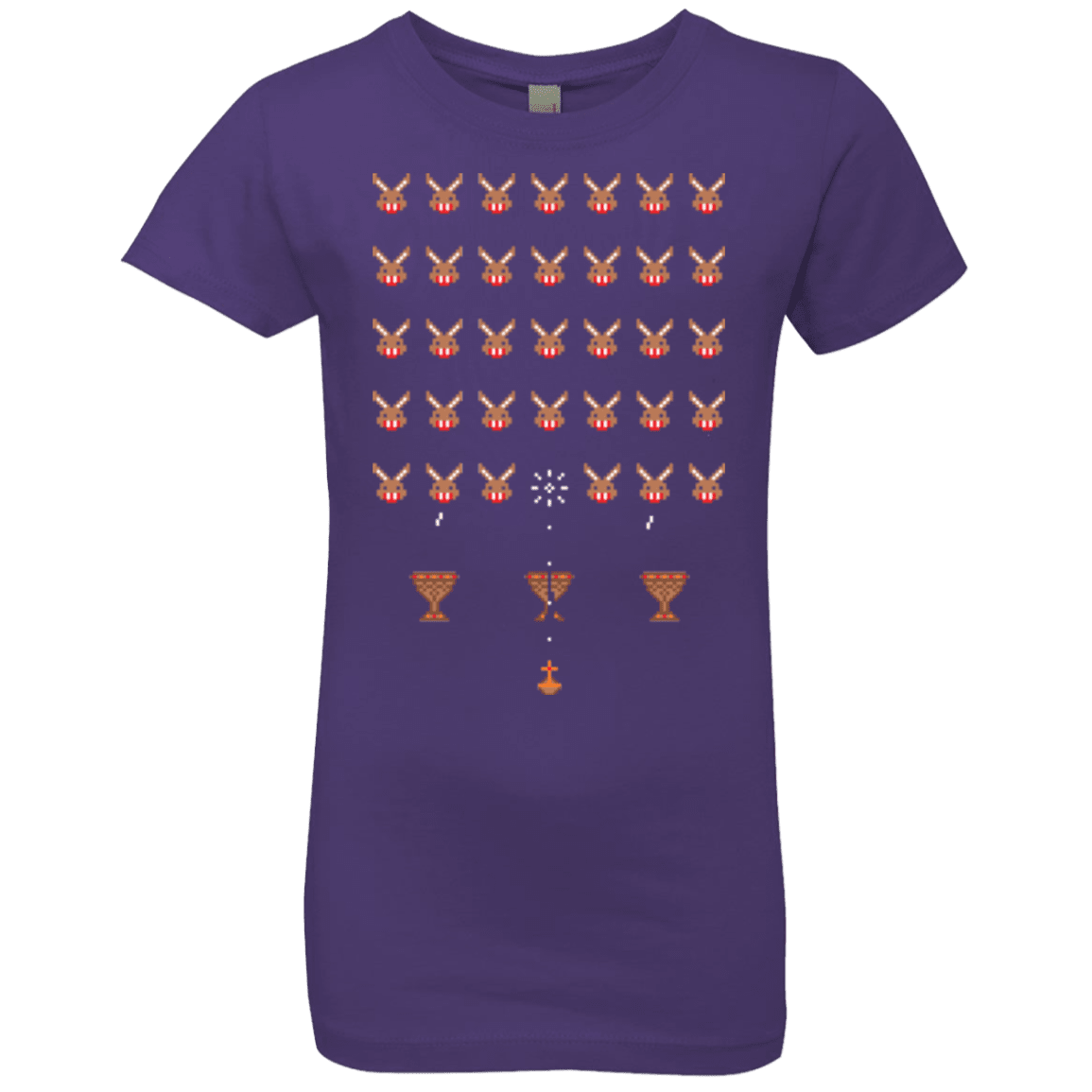 T-Shirts Purple Rush / YXS Space Rabbits Girls Premium T-Shirt