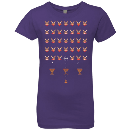 T-Shirts Purple Rush / YXS Space Rabbits Girls Premium T-Shirt