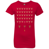 T-Shirts Red / YXS Space Rabbits Girls Premium T-Shirt