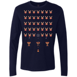 T-Shirts Midnight Navy / Small Space Rabbits Men's Premium Long Sleeve