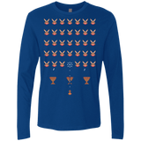 T-Shirts Royal / Small Space Rabbits Men's Premium Long Sleeve