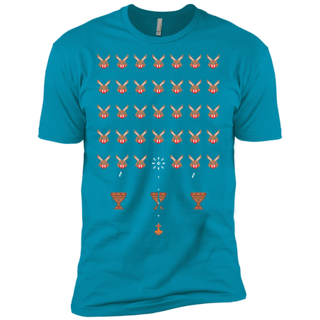 T-Shirts Turquoise / X-Small Space Rabbits Men's Premium T-Shirt