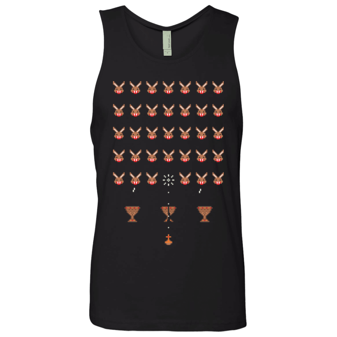 T-Shirts Black / Small Space Rabbits Men's Premium Tank Top