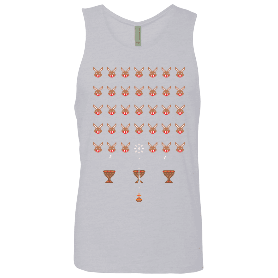 T-Shirts Heather Grey / Small Space Rabbits Men's Premium Tank Top