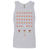 T-Shirts Heather Grey / Small Space Rabbits Men's Premium Tank Top