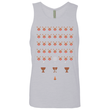 T-Shirts Heather Grey / Small Space Rabbits Men's Premium Tank Top