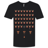 T-Shirts Black / X-Small Space Rabbits Men's Premium V-Neck