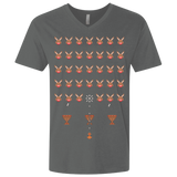 T-Shirts Heavy Metal / X-Small Space Rabbits Men's Premium V-Neck