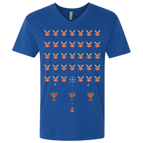 T-Shirts Royal / X-Small Space Rabbits Men's Premium V-Neck
