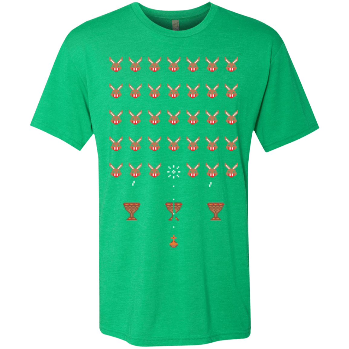 T-Shirts Envy / Small Space Rabbits Men's Triblend T-Shirt