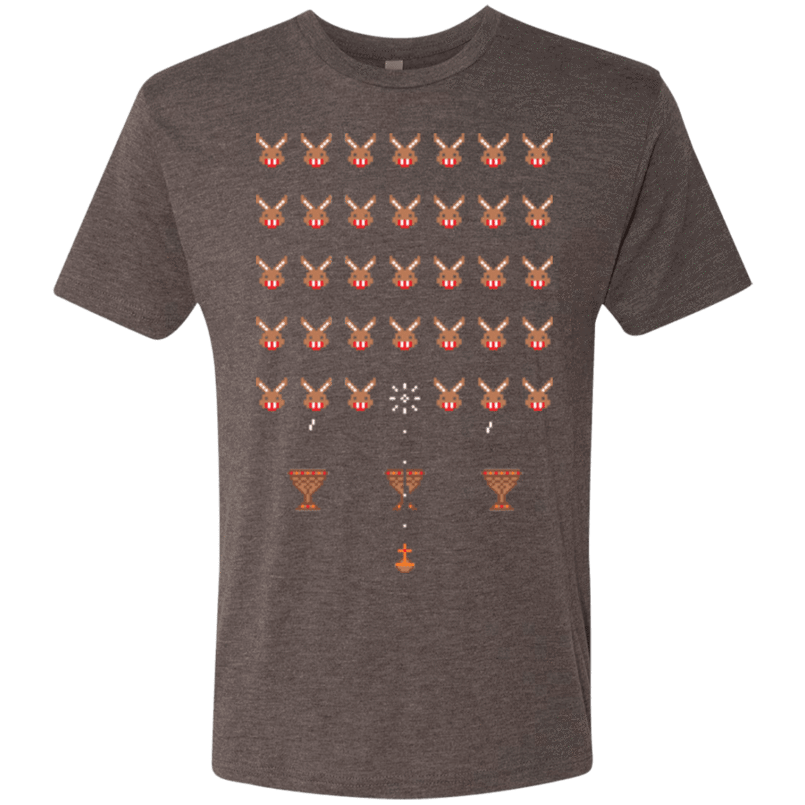 T-Shirts Macchiato / Small Space Rabbits Men's Triblend T-Shirt