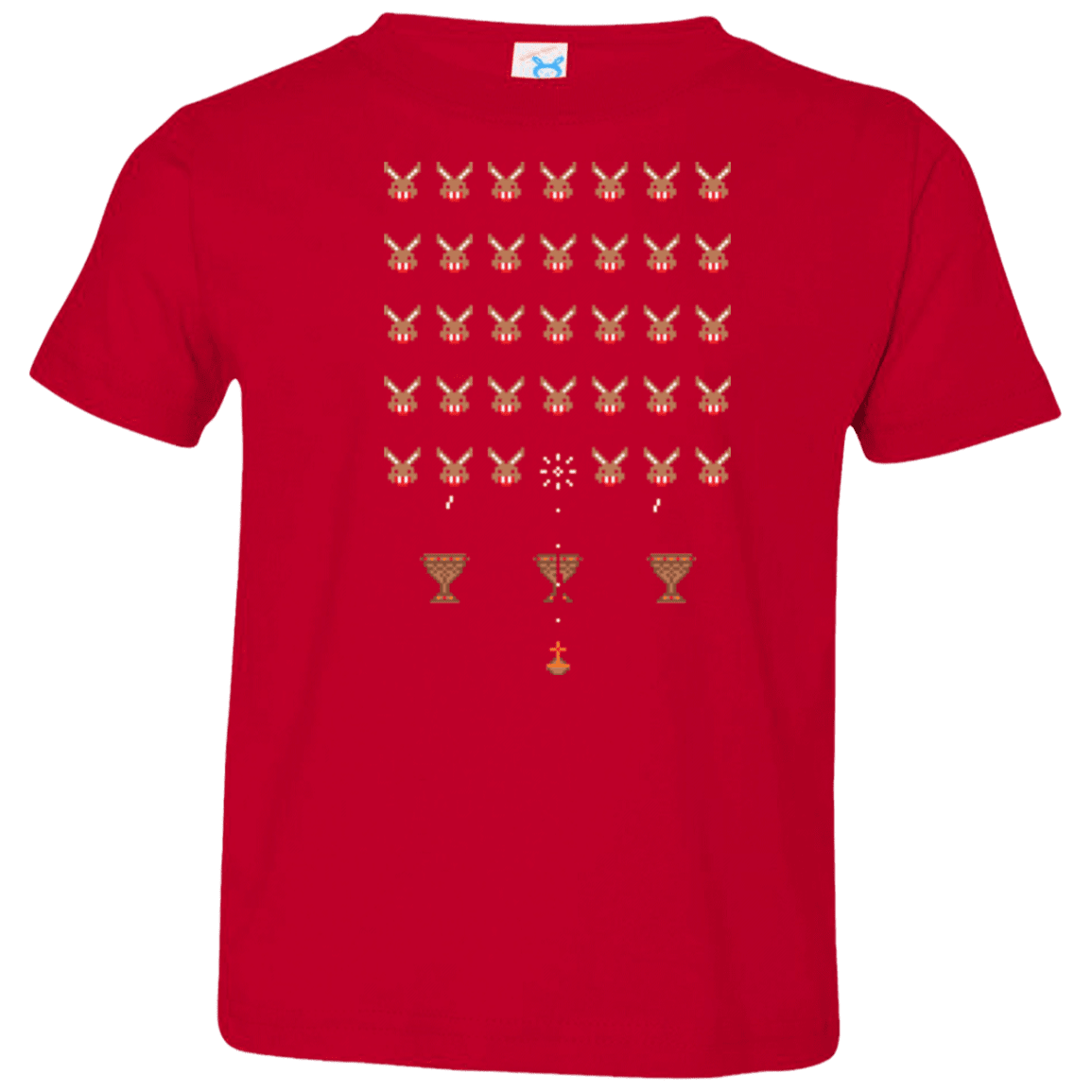 T-Shirts Red / 2T Space Rabbits Toddler Premium T-Shirt