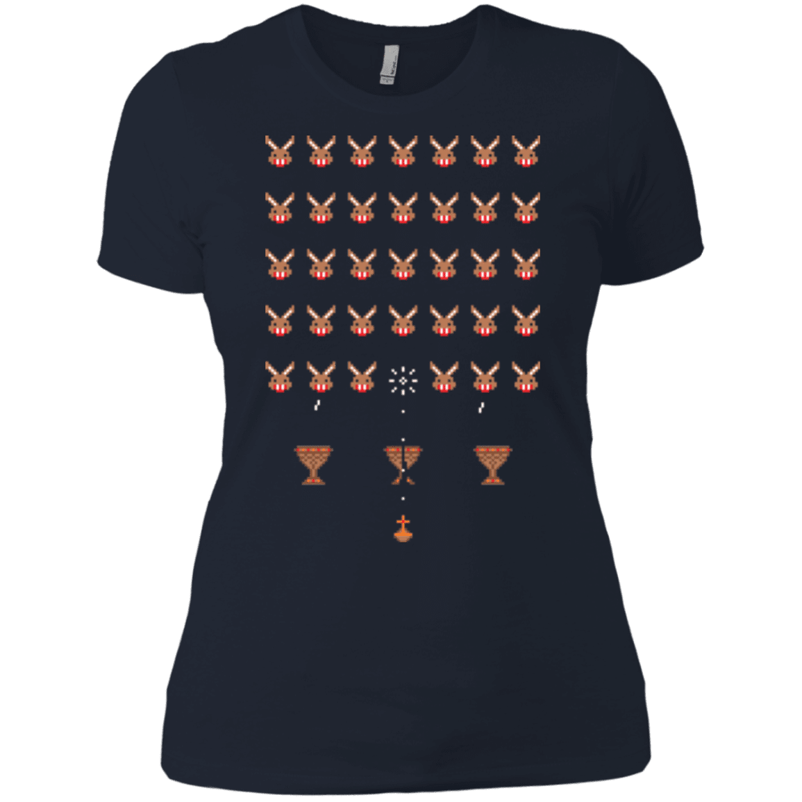 T-Shirts Midnight Navy / X-Small Space Rabbits Women's Premium T-Shirt