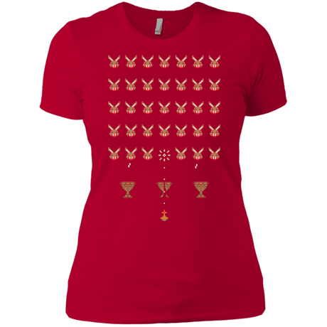 T-Shirts Red / X-Small Space Rabbits Women's Premium T-Shirt
