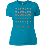 T-Shirts Turquoise / X-Small Space Rabbits Women's Premium T-Shirt