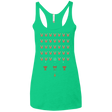 T-Shirts Envy / X-Small Space Rabbits Women's Triblend Racerback Tank