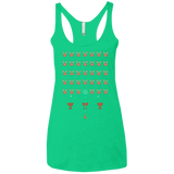 T-Shirts Envy / X-Small Space Rabbits Women's Triblend Racerback Tank