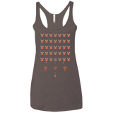 T-Shirts Macchiato / X-Small Space Rabbits Women's Triblend Racerback Tank
