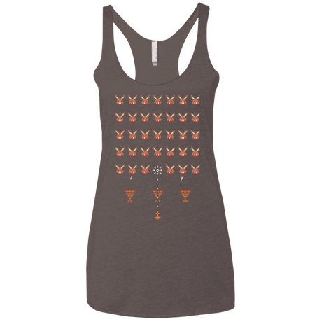 T-Shirts Macchiato / X-Small Space Rabbits Women's Triblend Racerback Tank