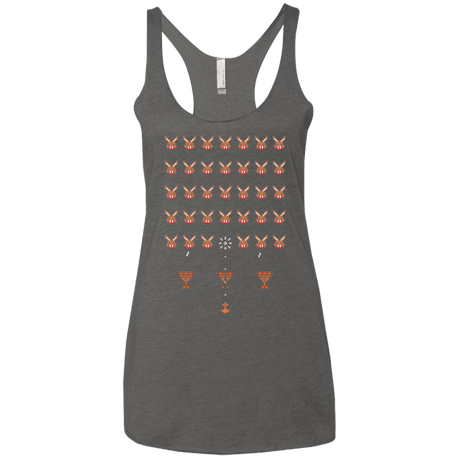 T-Shirts Premium Heather / X-Small Space Rabbits Women's Triblend Racerback Tank