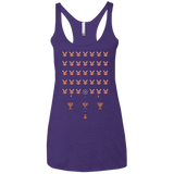 T-Shirts Purple / X-Small Space Rabbits Women's Triblend Racerback Tank