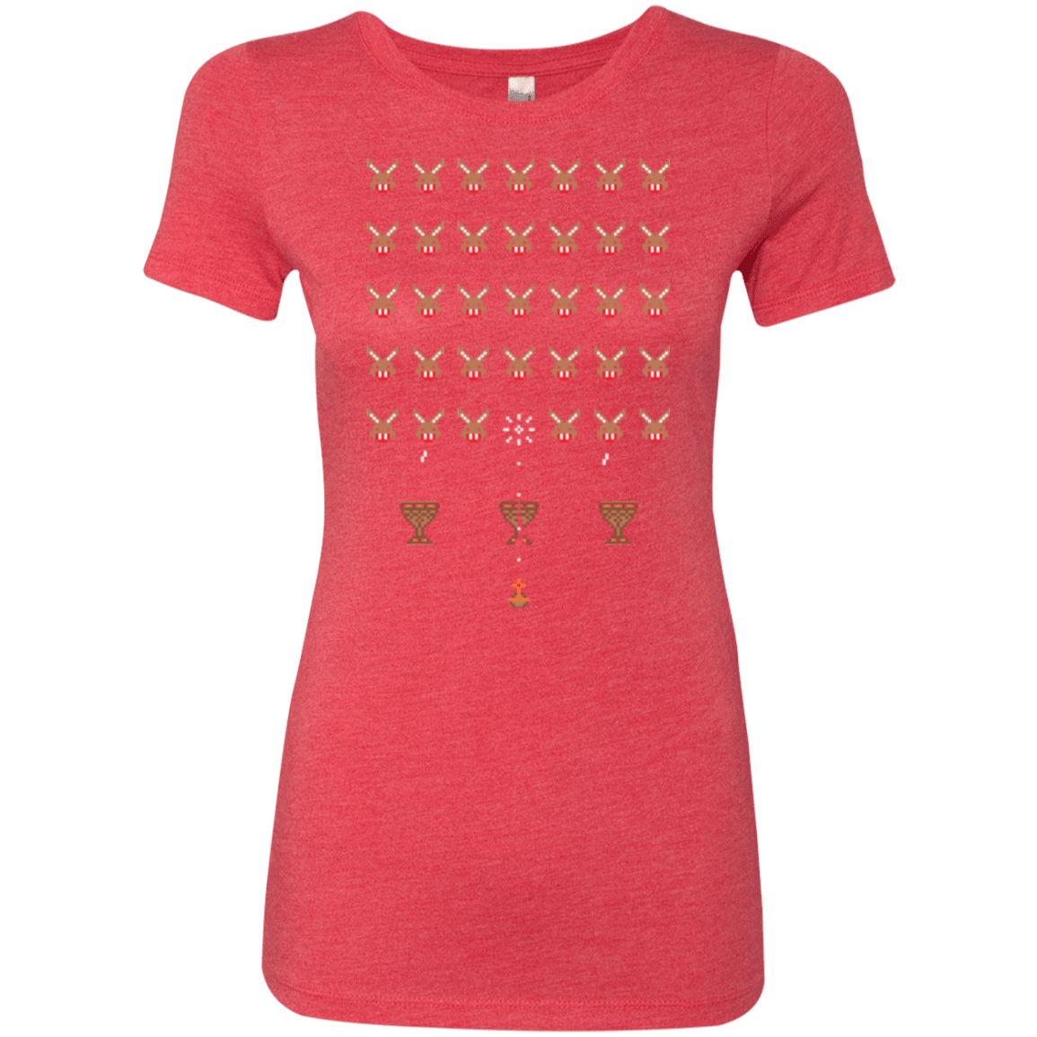 T-Shirts Vintage Red / Small Space Rabbits Women's Triblend T-Shirt