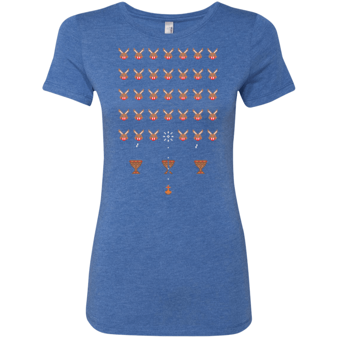 T-Shirts Vintage Royal / Small Space Rabbits Women's Triblend T-Shirt