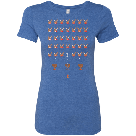 T-Shirts Vintage Royal / Small Space Rabbits Women's Triblend T-Shirt