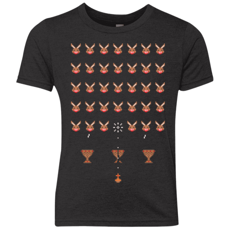 T-Shirts Vintage Black / YXS Space Rabbits Youth Triblend T-Shirt