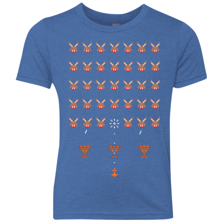 T-Shirts Vintage Royal / YXS Space Rabbits Youth Triblend T-Shirt