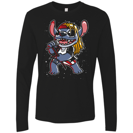 T-Shirts Black / Small Space & Roses Men's Premium Long Sleeve