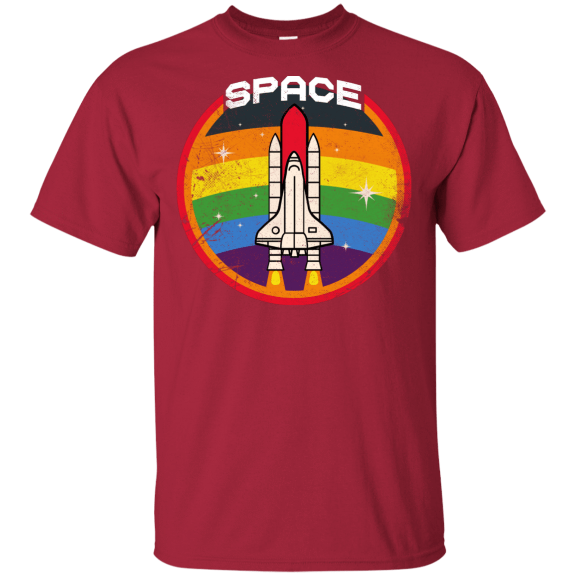 T-Shirts Cardinal / S Space Shuttle T-Shirt