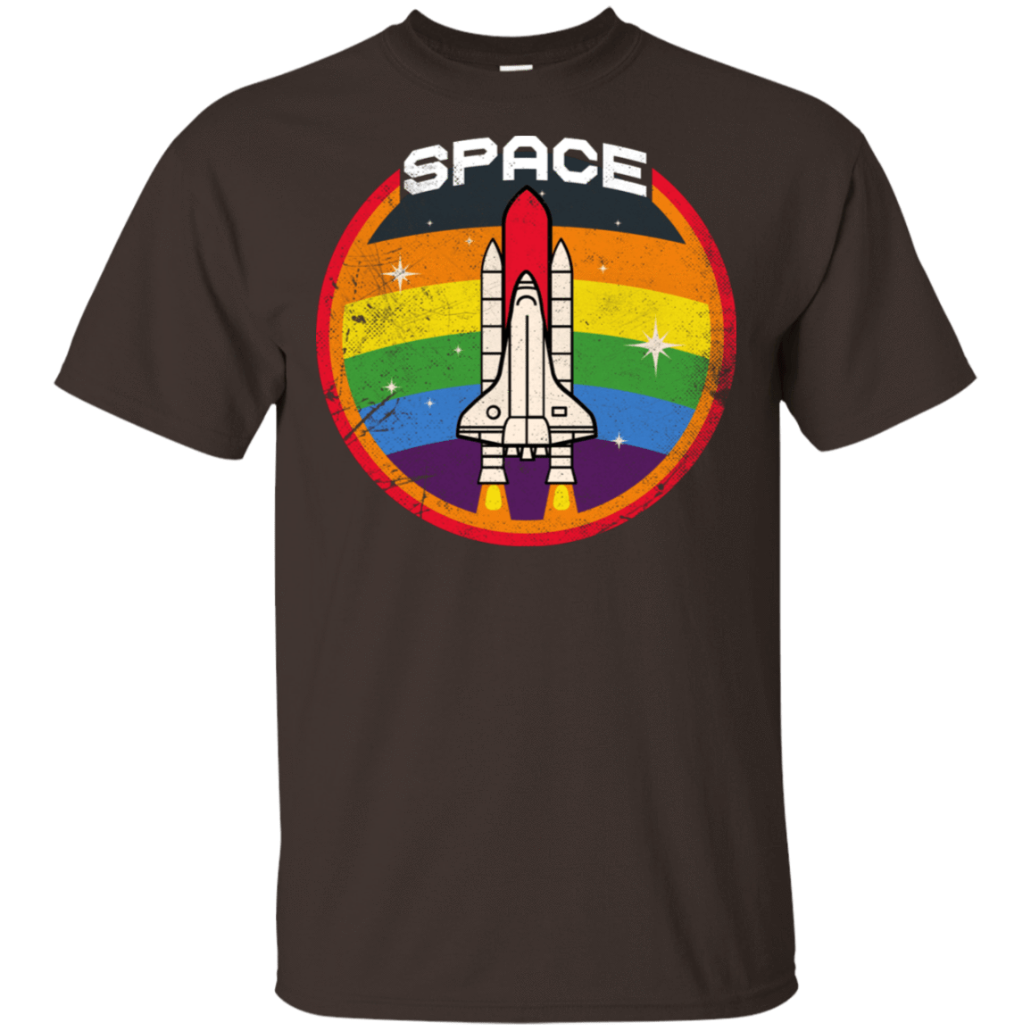 T-Shirts Dark Chocolate / S Space Shuttle T-Shirt