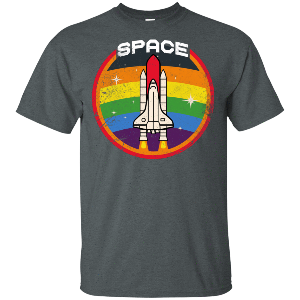 T-Shirts Dark Heather / S Space Shuttle T-Shirt