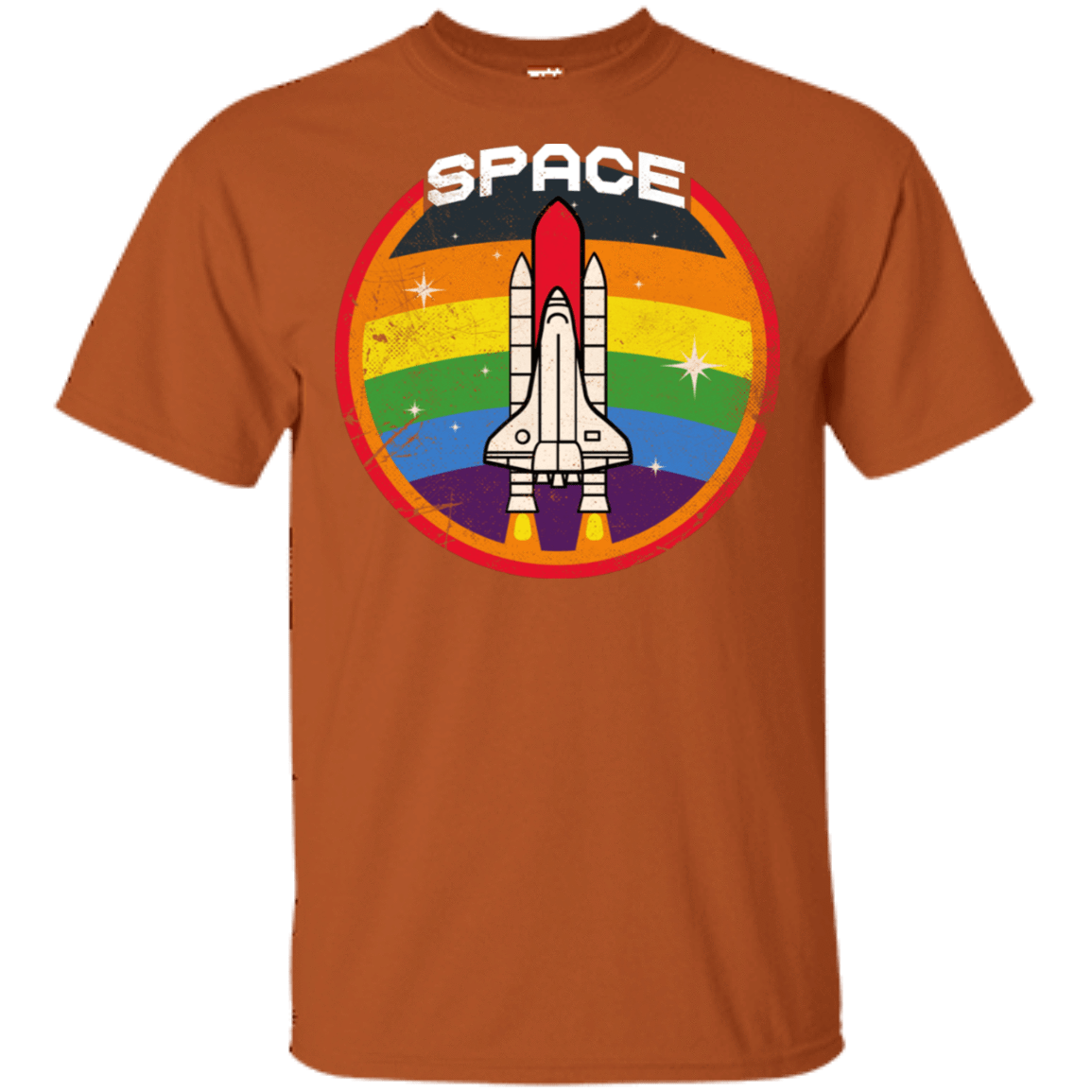 T-Shirts Texas Orange / S Space Shuttle T-Shirt