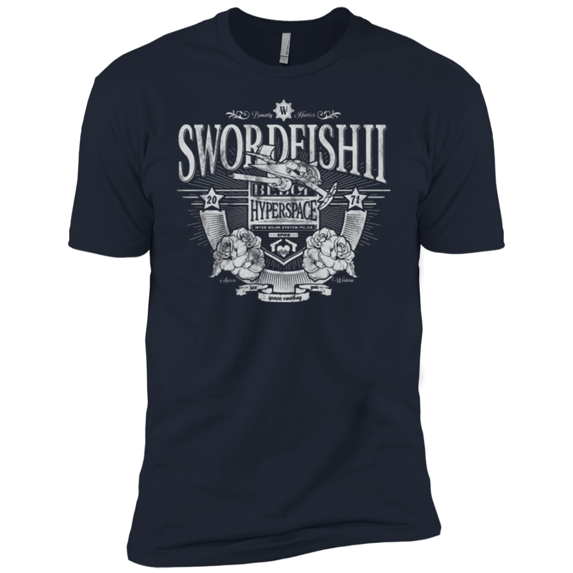 T-Shirts Midnight Navy / YXS Space Western Boys Premium T-Shirt