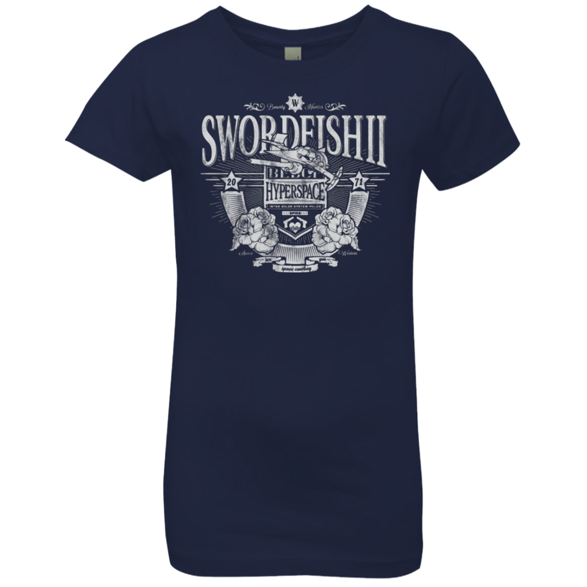 T-Shirts Midnight Navy / YXS Space Western Girls Premium T-Shirt