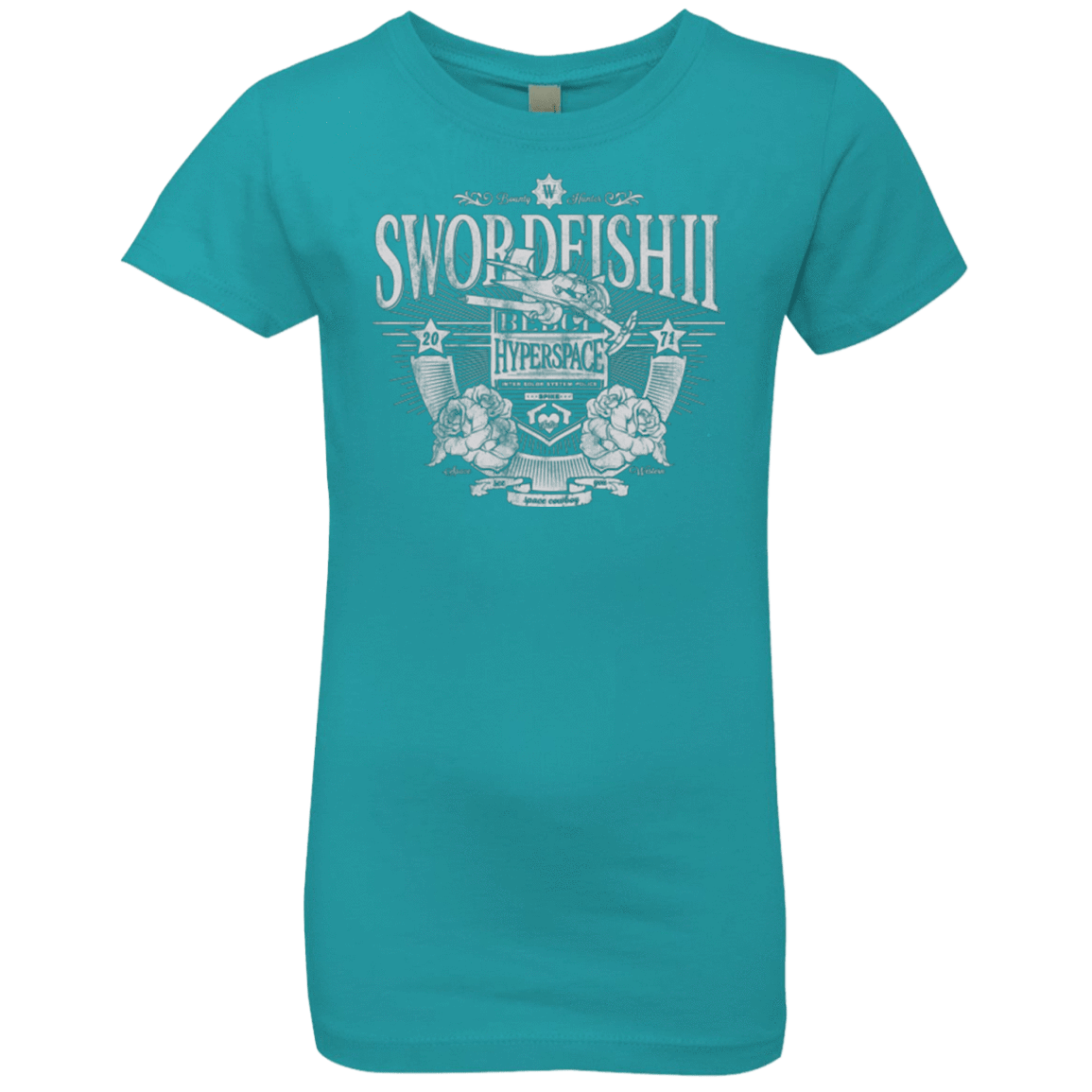 T-Shirts Tahiti Blue / YXS Space Western Girls Premium T-Shirt