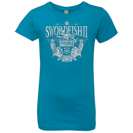 T-Shirts Turquoise / YXS Space Western Girls Premium T-Shirt