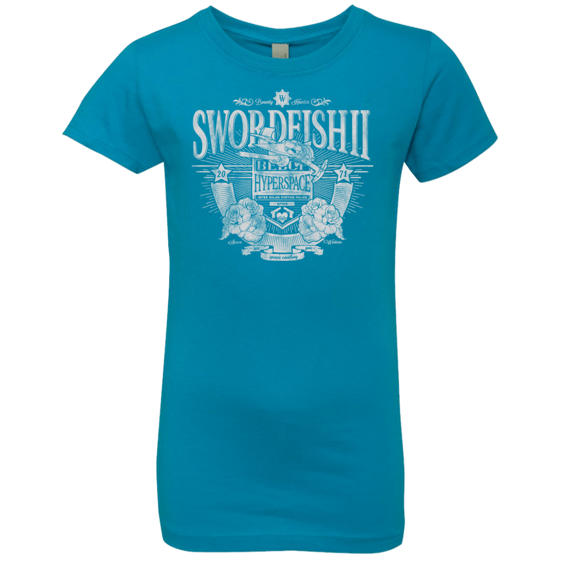 Space Western Girls Premium T-Shirt