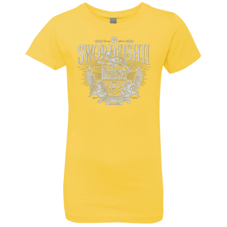 T-Shirts Vibrant Yellow / YXS Space Western Girls Premium T-Shirt