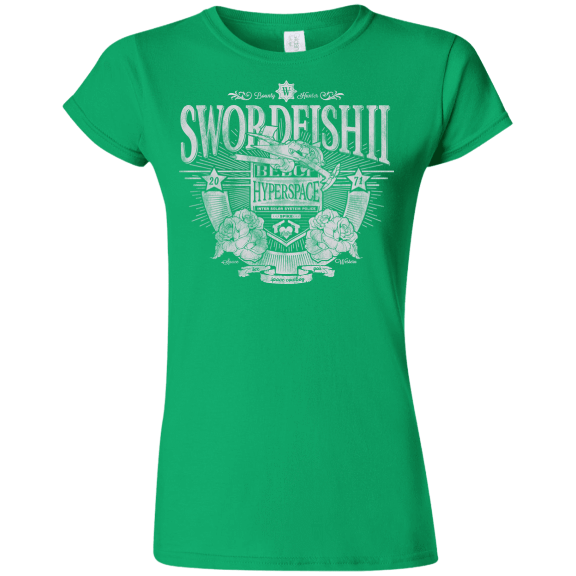 T-Shirts Irish Green / S Space Western Junior Slimmer-Fit T-Shirt