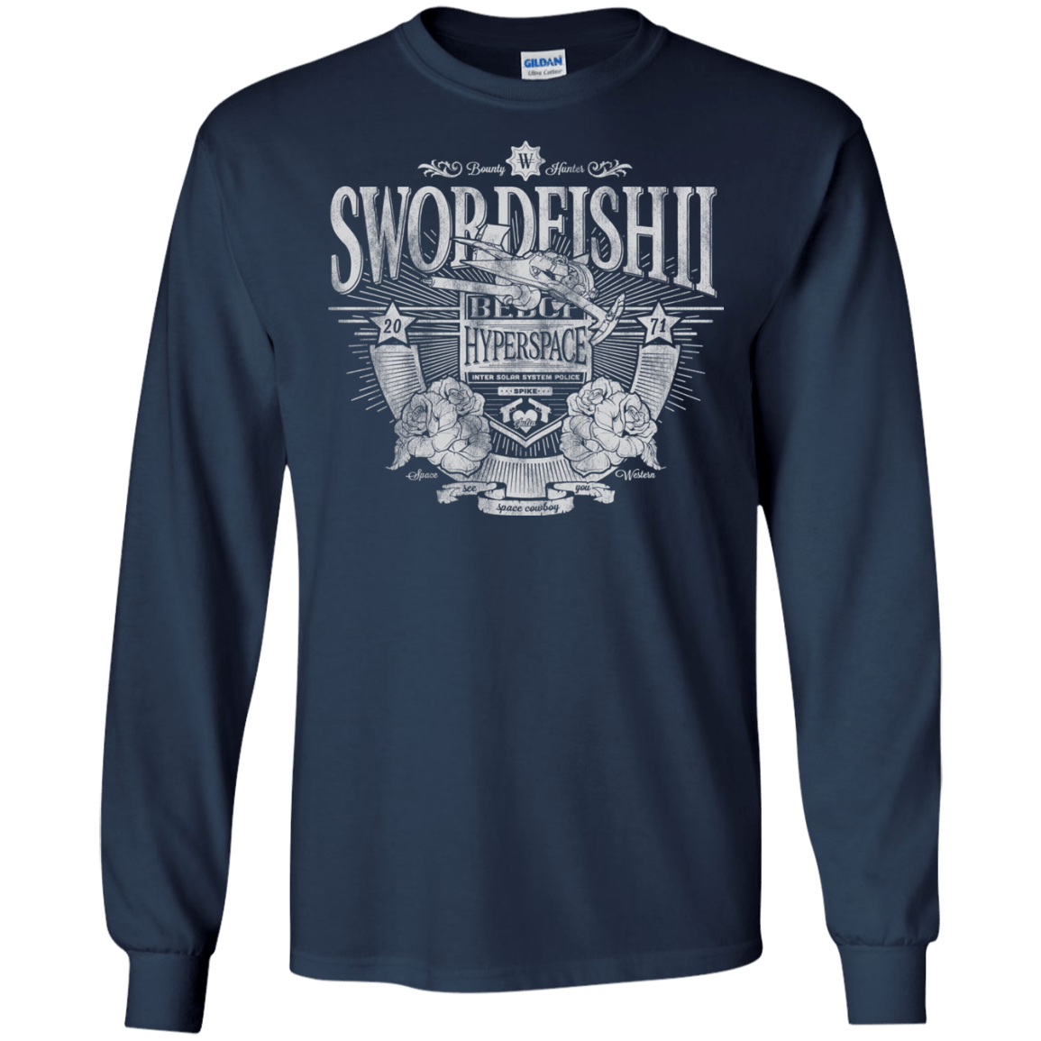 Space Western Men's Long Sleeve T-Shirt