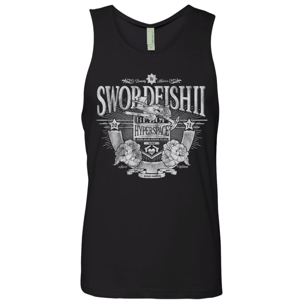 T-Shirts Black / S Space Western Men's Premium Tank Top