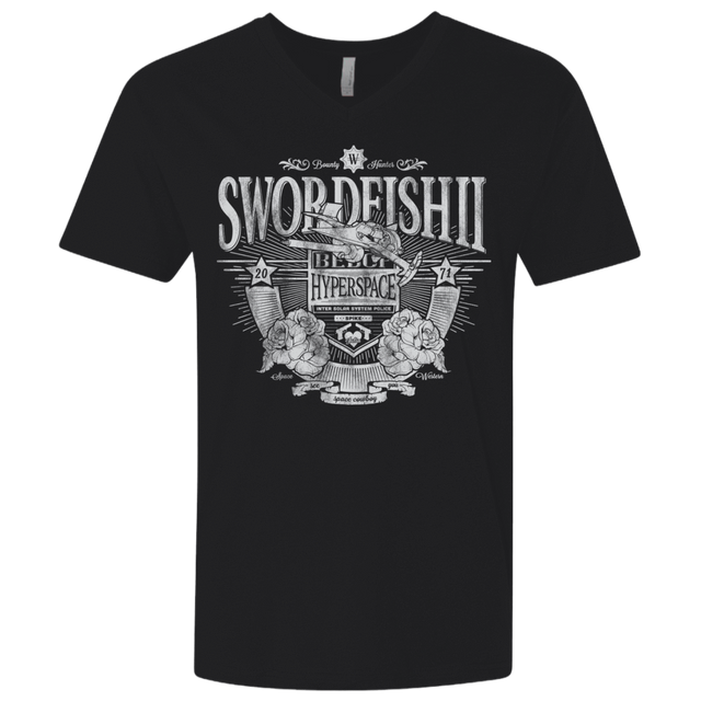 T-Shirts Black / X-Small Space Western Men's Premium V-Neck