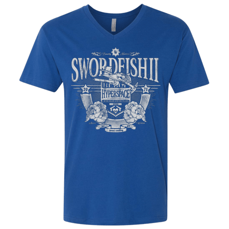 T-Shirts Royal / X-Small Space Western Men's Premium V-Neck
