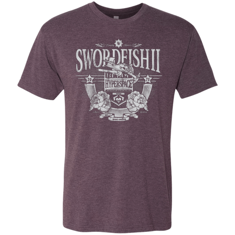 T-Shirts Vintage Purple / Small Space Western Men's Triblend T-Shirt