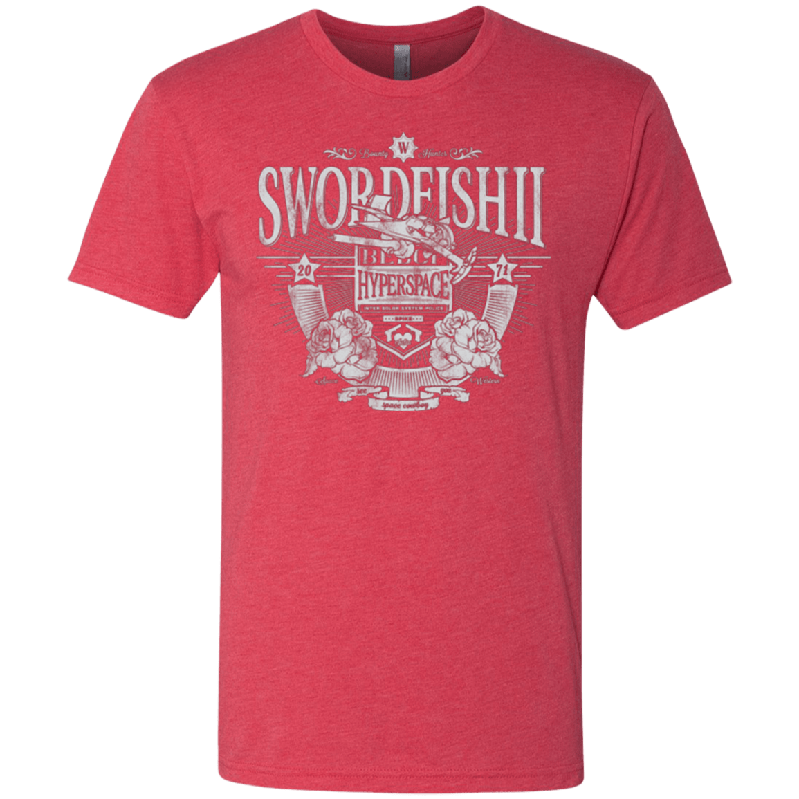 T-Shirts Vintage Red / Small Space Western Men's Triblend T-Shirt