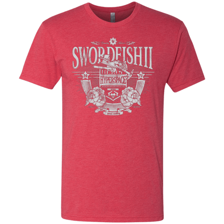 T-Shirts Vintage Red / Small Space Western Men's Triblend T-Shirt