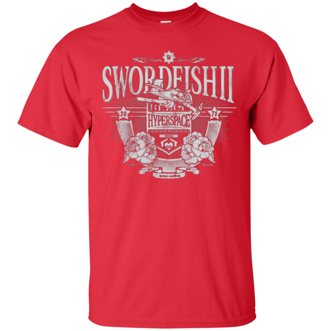 T-Shirts Red / Small Space Western T-Shirt